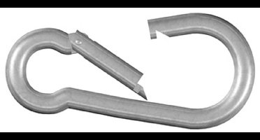 dörner + helmer 154870 Karabijnhaak, galvanisch verzinkt 50 stuk(s)