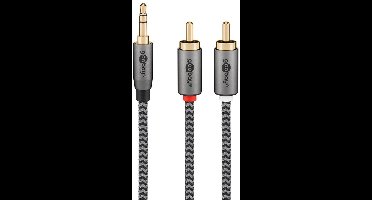 Goobay Plus 3,5mm Jack - Tulp kabel | 1 meter