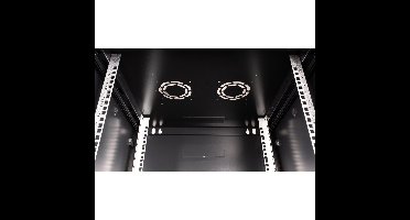 VALUE 19 inch wandbehuizing 15HE, 600x600 mm zwart, bouwpakket