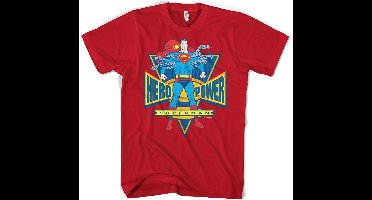 DC Comics Superman Heren Tshirt -L- World Hero Rood