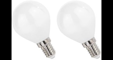 Spectrum LED Lamp E14 4W 230V - 410 Lumen - 4000K Neutraal wit - Natuurlijk licht - Energiezuinig - 2 stuks