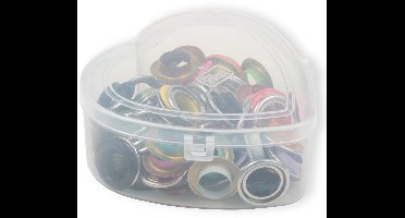 Ringen met schijven 14 mm mix doos - Prym