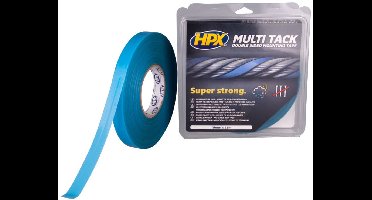 Dubbelzijdige Multi-tack tape - semi-transparant 12mm x 25m