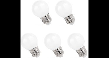 Spectrum LED Lamp E27 4W 230V - 400 Lumen - 2700K Warm wit - Gezellig licht - Energiezuinig - 5 stuks