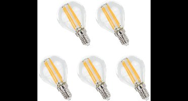 Spectrum LED Lamp E14 5.5W 230V - 660 Lumen - 2700K Warm wit - Gezellig licht - Energiezuinig - 5 stuks