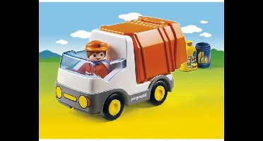 PLAYMOBIL 1.2.3 Vuilniswagen - 6774