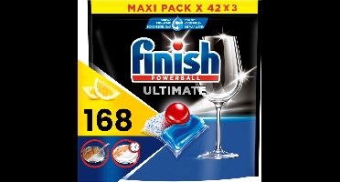 Finish Ultimate Lemon - 168 Capsules - halfjaarbox