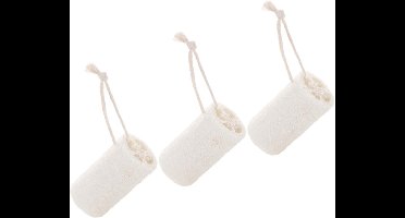 Natural Luffa Sponzen 3-Pack - Afwasborstels - Eco-Friendly Keukenaccessoires - Zachte Reiniging - Snel-Drogend - Krassenvrij - Zeer Absorberend - Geschikt Voor Alle Oppervlakken