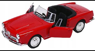 Alfa Romeo 2600 Spyder 1:34 Modelauto Rood - Welly