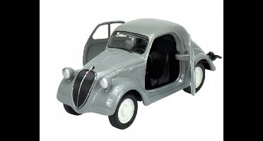 Welly Old Timer Fiat 500 Topolino 1:34 Metaal Model Auto Grijs