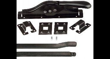 Grendelpoort Sluiting 210cm Zwart - Robuust en Veilig