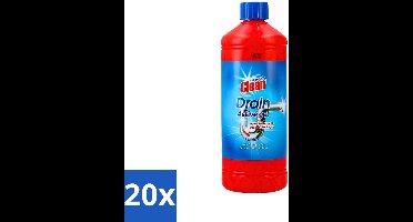 20 x At Home - Clean - Afvoer Ontstopper - Gel - Sterk - 1 L - Afvoer Ontstopper Gel - Afvoer Ontstopper - Verstopping Oplossen - Afvoer Verstopt - Afvoer Ontstoppen