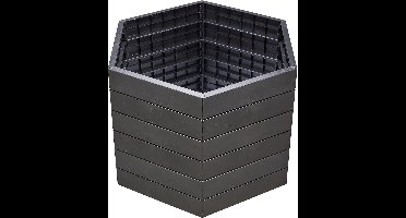 Garantia Ergo Verhoogde Bloembak L 75 Steen, incl. Flora Waterbesparend Systeem - Bloempot, Verhoogde Bloembakken voor de Tuin, Grote Buitenbak, Bloembak, Hoge Bloempot, Bloempot, Buitenbloempot