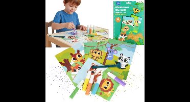 Dieren Zandschilderijen, creatieve speelset voor jongens