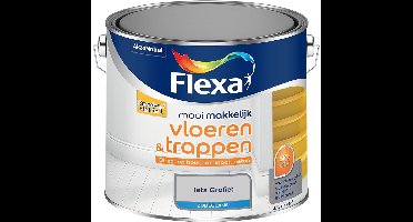 Flexa - Mooi Makkelijk Vloeren & Trappen Zijdeglans - Iets Grafiet - Mengverf - 2.5 L