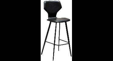 S.I.T Dan-Form barstoel PU-kunstleer zwart.