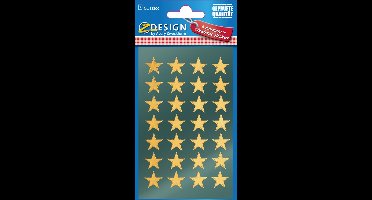 Avery design kerststerren-stickers goud