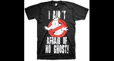 Ghostbusters I Aint Afraid Of No Ghost Big Tall T-Shirt SP-1-GB003-H33-9 Black-5XL