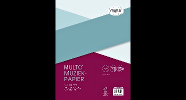 Multo Interieur muziekpapier A4- pak 50 vel - 80 gram - 23-gaats