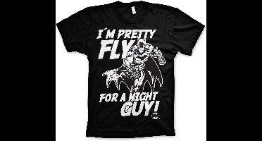 Batman I'm Pretty Fly For A Night Guy T-Shirt Black-S