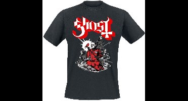 Ghost Cardinale Heren T-shirt - zwart - L