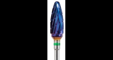 Blauwe Carbide Bit Conisch Grof – Professionele Nagelfrees Bit voor Kunstnagels & Acryl