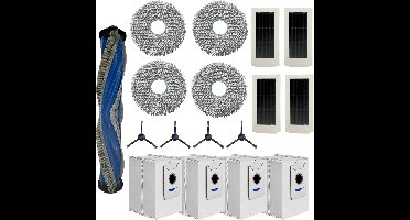 Accessoirespakket voor Ecovacs Deebot X5 Omni/X5 Pro Omni - Zak/Filter/Dweil/Zijborstel/Afzuigrol