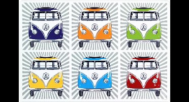 Volkswagen Placemats - Set Van 4