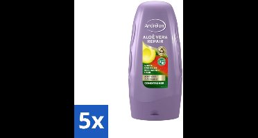 5 x Andrélon Conditioner Aloe Vera Repair 250 ml - Haarkleur - Haarverzorging - Haarherstel - Droog Haar - Beschadigd Haar