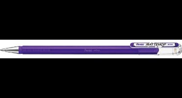 Gelschrijver pentel k110 mattehop m violet | 12 stuks