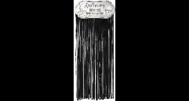 Folat - Deurgordijn met bord creepy curiosities - 2 m x 85 cm - Halloween - Halloween Decoratie - Halloween Versiering