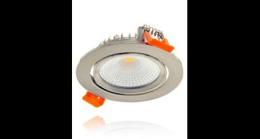 LED inbouwspot Zilver | 5W | Dim2Warm
