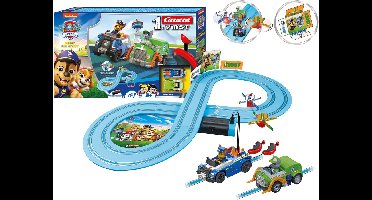Carrera FIRST Racebaan - First PAW Patrol - Ready For Action - Chase vs. Rocky - 2,4m