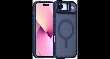 TUNIQ Back cover voor iPhone 17 Air - MagSafe - Met Camera Stand - Blauw