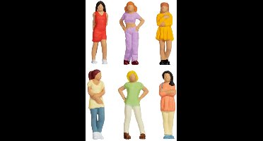 Tieners, vrouwelijk (6 figuren)