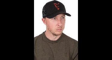 Fox Collection Trucker Cap Black & Orange