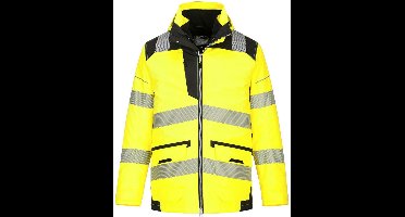 Portwest PW3 Hi-Vis ademend 5-in-1 Jack PW367 - Geel/Zwart - 4XL