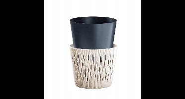 Sandy Ronde ECO Wood Naturo bloempot Ø 22,5 cm