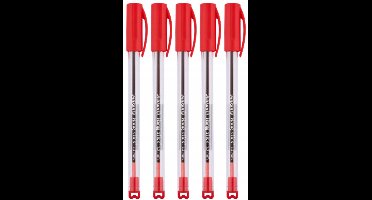 Pelikan Hangstick Set - 5 Rode Drukpennen