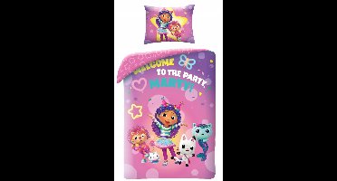Gabby's poppenhuis Dekbedovertrek Marty - 140 x 200 + 70 x 90 cm - Polyester