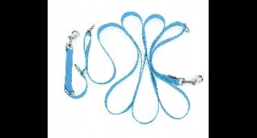 Verstelbare Nylon Hondenlijn L - Blauw, 3m