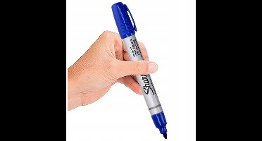 Sharpie Permanente Marker Blauw - Sneldrogend & Veelzijdig