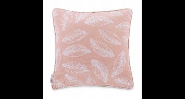 Boho Sierkussen Mokka Bladeren 45x45 cm - Stijlvolle Decoratie