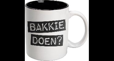 Zwart Wit Mok - Bakkie doen?