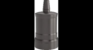 Calex lamphouder E27 aluminium model piek M-035 mat parel zwart