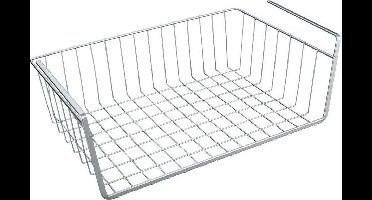 Metaltex Kanguro Opbergmand 40X26X14 Cm Zilver