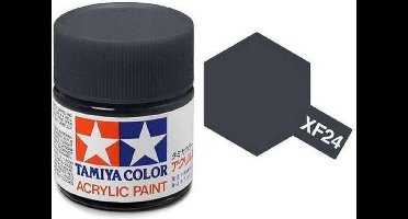 Tamiya Hobbyverf Acrylverf - XF-24 Dark Grey - Matt - Acryl - 23ml Verf potje - 23 ml