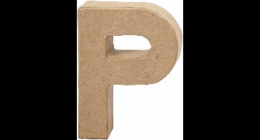 Creative Letter P Papier-mâché 10 Cm