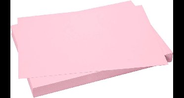 Gekleurd Karton, lichtroze, 50x70 cm, 270 gr, 100 vel/ 1 doos