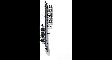 Nature Profielthermometer - Thermometer - 6x1x25 cm Zwart